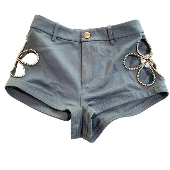 Lovers and Friends Poppi Shorts in Dusty Blue